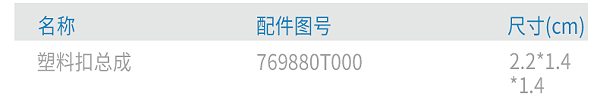 上汽跃进原厂保险丝盒检修口盖板(中体、宽体)N600030223-CN501 4